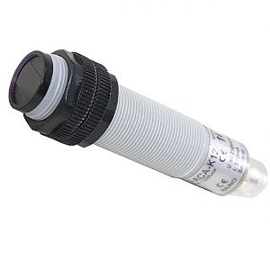 P18D-10-ACA-K12 | Sensor Fotoelétrico Difuso Na - Distância Sensora: 10cm (110v - 220v) C/ Conector M12 | Metaltex