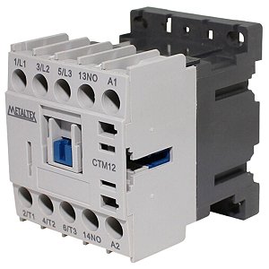 CTM12-H5-310 | Mini Contator 12a/ac3 - Bob: 220vca - Aux: 1na | Metaltex