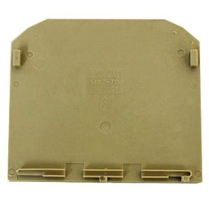 MAT70 | Tampa Final Para Uso Em Borne Conector Mtb70en | Metaltex