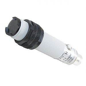 P18AD-20-ACA-K12 | Sensor Fotoelétrico Difuso Na  - Distância Sensora: 20cm C/ajuste (110v - 220v) C/ Conector M12 | Metaltex