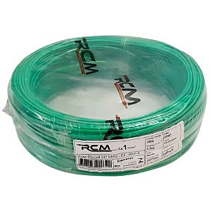 Cabo Flexível 1mm Verde - Rolo 100mts | Rcm