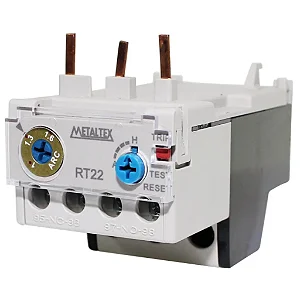 Relé Térmico RT22 Metaltex | 5 Modelos de 1 a 22 A
