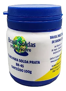Fluxo Para Solda De Prata E Decapante 100gr