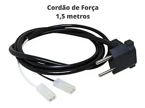 Cabo De Força Para Geladeira E Lava Roupa 1,50 Mt Universal
