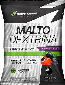 Malto Dextrina - Diversos Sabores - Refil 1Kg - Suplemento - BodyAction