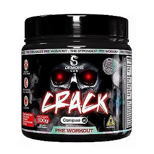 Crack 300g - Pré Treino Diversos Sabores - Pré Workout Demons Lab