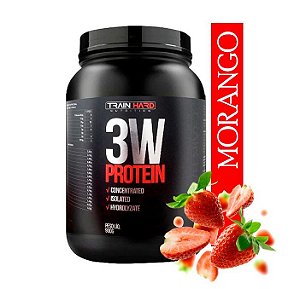 Whey 3W Protein 900g - Diversos Sabores - Train Hard Nutrition