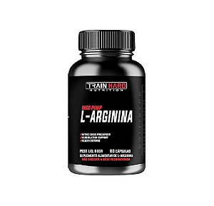 L-Arginina 60 cápsulas - Vaso Pump - Aminoácido Train Hard Nutrition