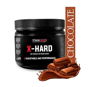 X-Hard Pré Treino 150 gramas - Sabor Chocolate - Pre-Workout Train Hard Nutrition