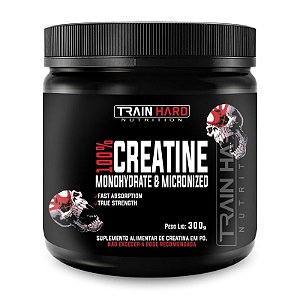 100% Creatine 300g  -  Creatina Pura Monohidratada Train Hard Nutrition