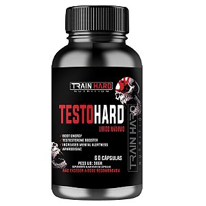 Testo Hard  L↑b↑do Máximo 60 Cápsulas - Train Hard Nutrition
