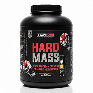 Hard Mass 3kg Hipercalórico para Ganho de Massa Muscular com Whey Protein, Creatina e Vitaminas - Train Hard Nutrition