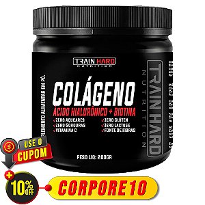 Colágeno com Ácido Hialurônico + Biotina 200g - Diversos Sabores - Train Hard Nutrition
