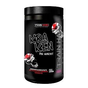 Kraken Pré Workout 300g Train Hard Nutrition | Pré Treino para Energia Extrema, Foco e Pump Muscular