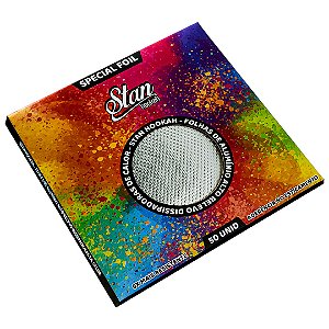 Papel Alumínio Stan Hookah Alto Relevo 50 Folhas