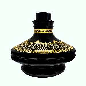 Vaso Chama Aladin Renda Pequeno Preto