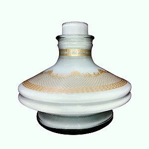 Vaso Chama Aladin Renda Pequeno Branco