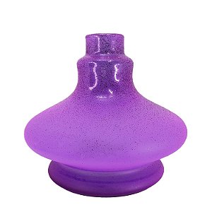 Vaso Aladin Glitter Pequeno Roxo