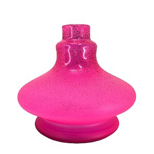 Vaso Aladin Glitter Pequeno Rosa