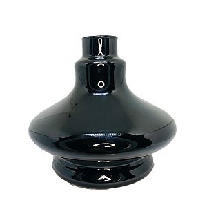 Vaso Aladin Liso Pequeno Preto Piano
