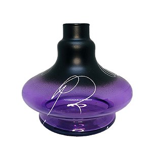 Vaso Aladin Abstrato Pequeno Preto / Roxo