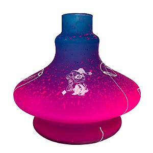 Vaso Aladin Heróis Pequeno Arlequina Fosco