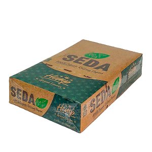 Seda Roll Small Hemp 1/4 Display Com 25 Unidades