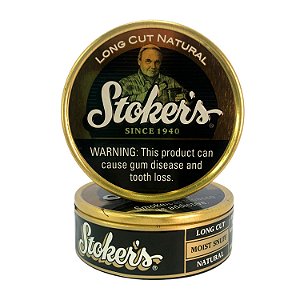 Lata Fumo de Mascar Stokers Long Cut Natural 50g