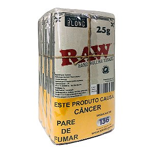 Tabaco Fumo Raw Bright Leaf  Caixa com 5
