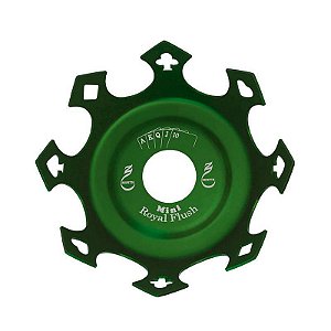 Prato Zenith Coroa Royal Mini Verde Escuro