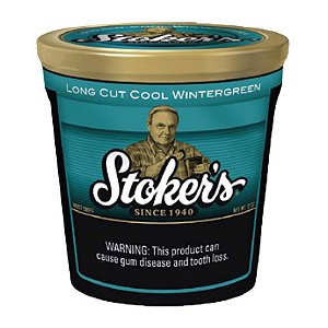 Pote Fumo de Mascar Stokers Long Cut Cool Wintergreen 340g