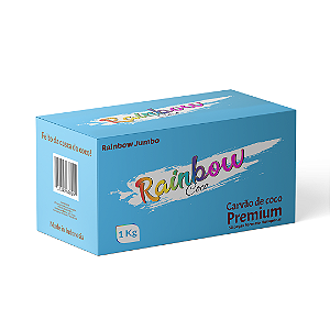 Carvão Rainbow Jumbo Hexagonal - Escolha o Tamanho