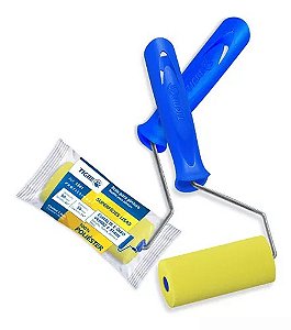 ROLO ESPUMA AMARELO 9CM COM CABO