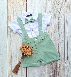 Look Joaquim Verde Menta – Body branco
