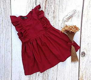 Vestido Maria marsala