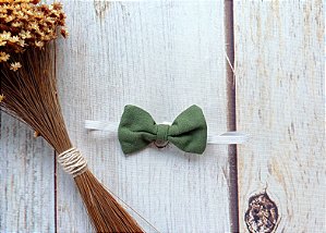 Gravata Borboleta - Verde musgo