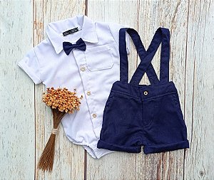 Look Joaquim Azul marinho