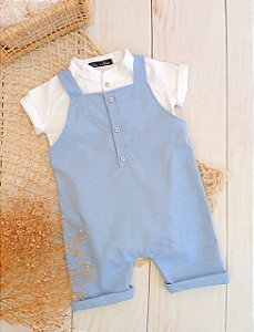 Look Pierre azul serenity  - Jardineira curta