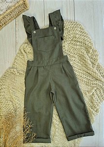 Jardineira Charlotte - Verde musgo