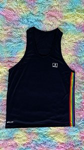 Camiseta treino preta Dry-fit - (P, M e G)