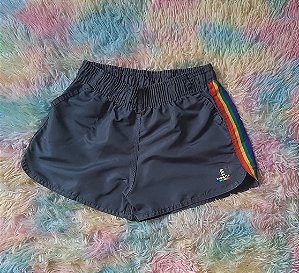 Short Patricinha em tactel EMPATIA cinza - (P, M)