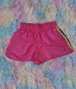 Short Patricinha em tactel EMPATIA ROSA - (P, M, G, GG)