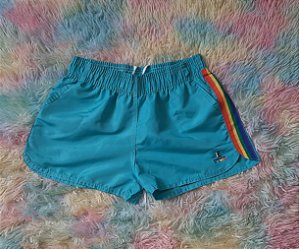 Short Patricinha em tactel EMPATIA azul bebê - (P, M, G, GG)