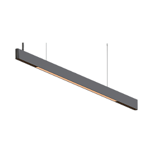 PENDENTE JOB MISTA COR PRETO LED 170° E 25° 40W 4000K 3000LM IRC-80 BIVOLT 1192X19,6X58MM - 3.650.7129