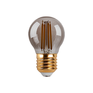 LAMPADA MINI BULBO G45 FILAMENTO DE LED 4W 2400K 400LM 100-240V E-27 - 3.650.5838