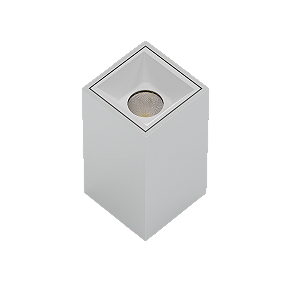 PLAFON VIGO SOBREPOR COR BRANCO LED 1 FOCO 30° 2W 2700K 150LM 127/220V IRC-90 35X35X65MM - 3.650.8504