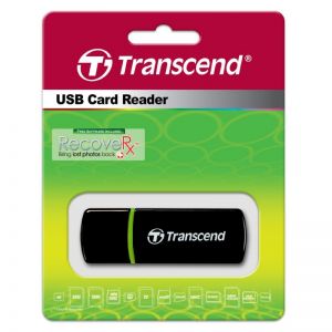 Leitor de Cartão de Memória USB 2.0 Transcend (SD, SDHC, SDXC, microSD, Memory Stick)