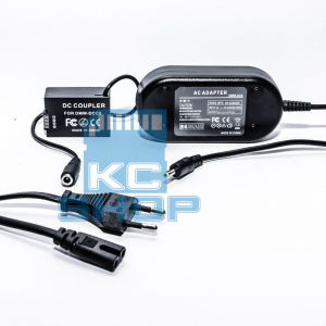 Fonte / Adaptador AC Compativel com DMW-AC8 e conector DMW-DCC6 p/ Panasonic Lumix DMC-FZ47 FZ48 FZ100 FZ150