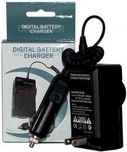 Carregador para Bateria Panasonic DMW-BCF10, DMW-BCF10E, DMW-BCF10PP (substitui DE-A59, DE-A60)