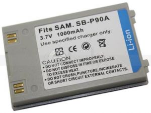 Bateria Compatível com Samsung SB-P90A (p/ M102, M105, M110, VP-M2100, VP-X110 e outras)